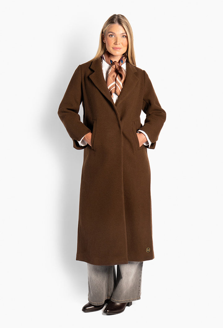 Mathea Coat Dark Earth