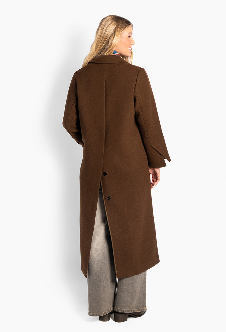 Mathea Coat Dark Earth