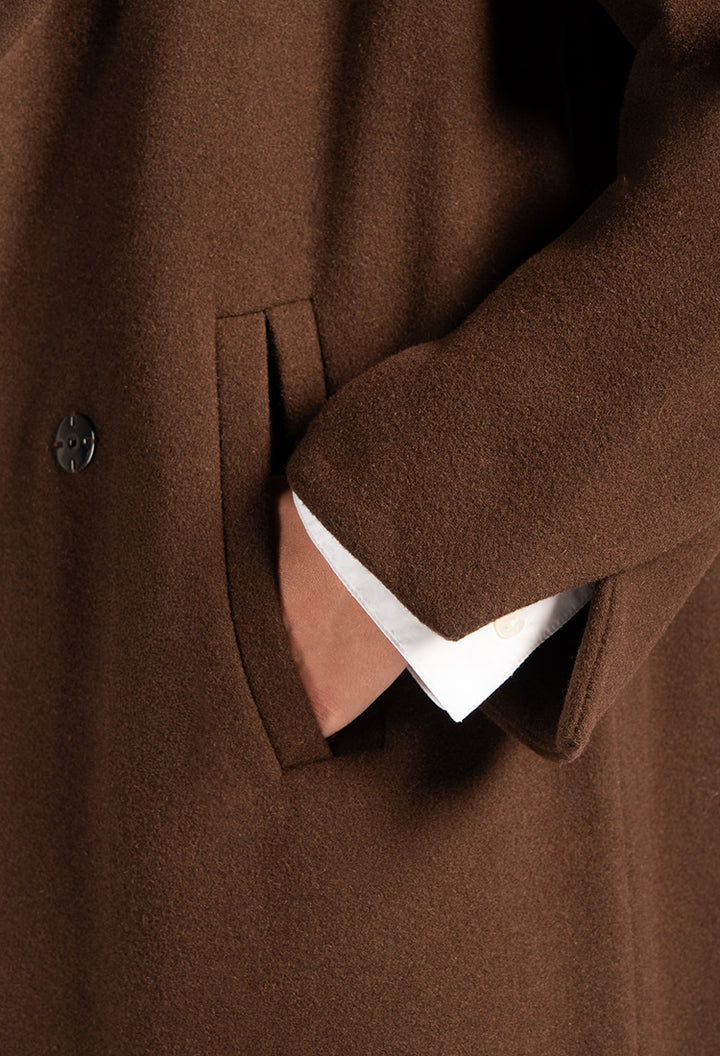 Mathea Coat Dark Earth