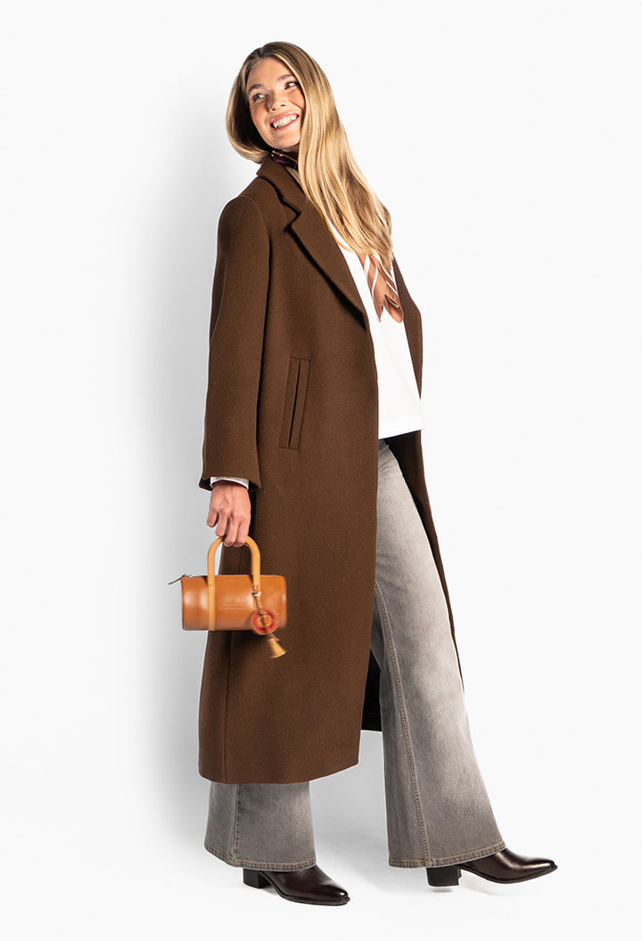 Mathea Coat Dark Earth