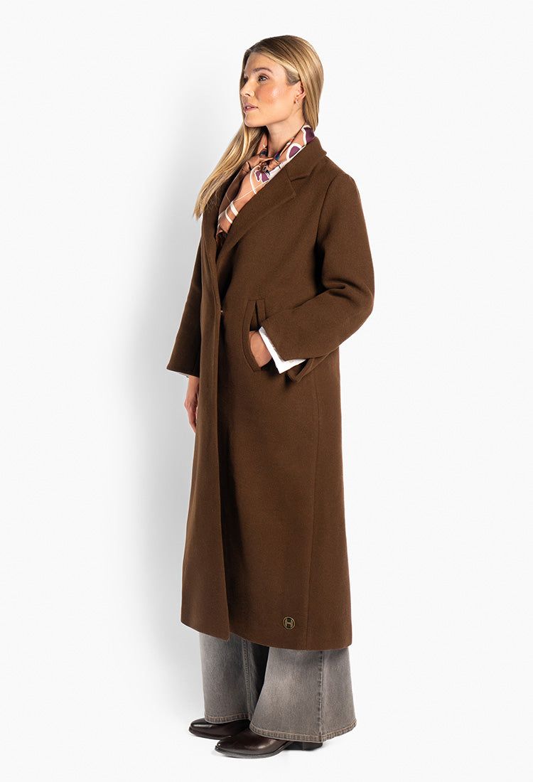 Mathea Coat Dark Earth