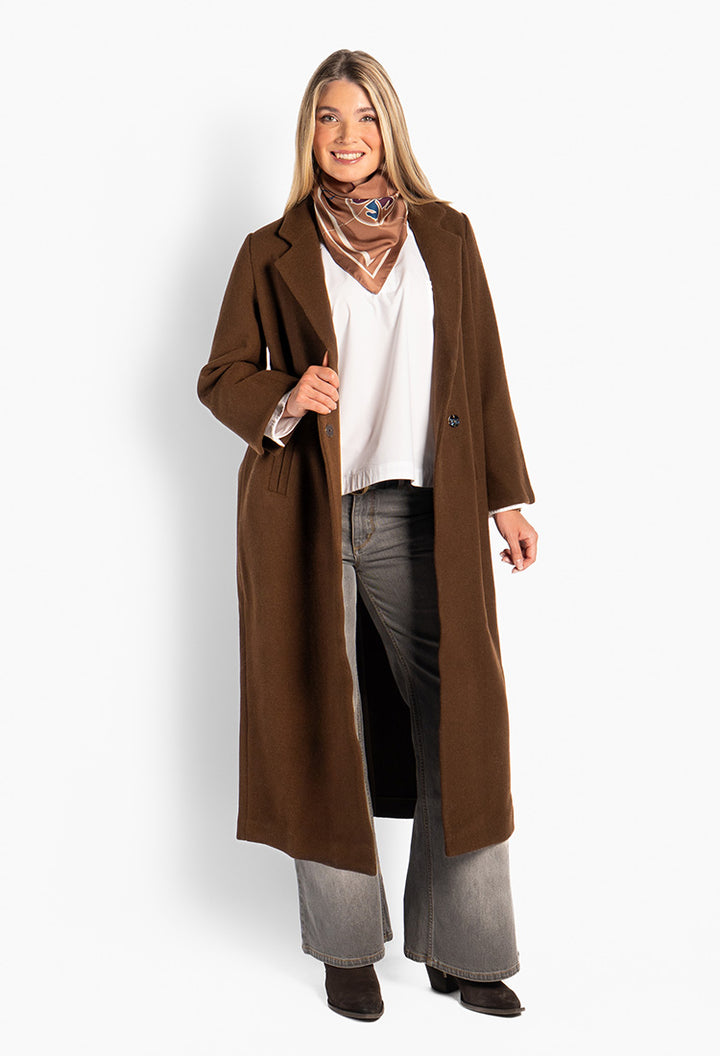 Mathea Coat Dark Earth