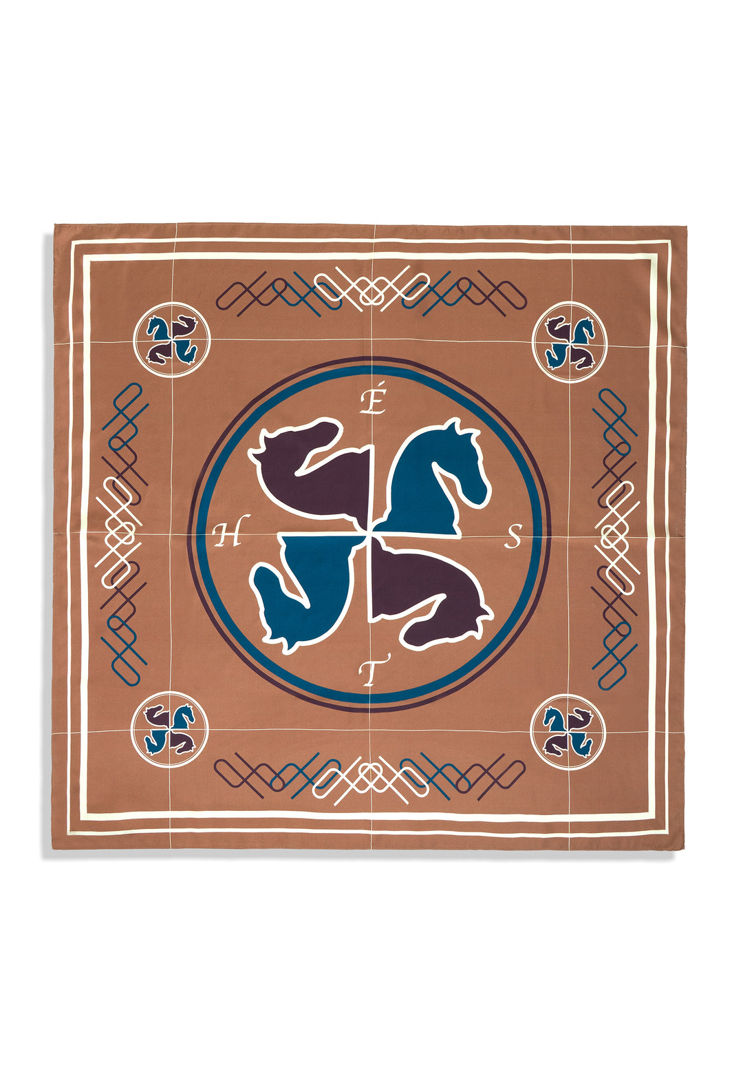Annie Silk Scarf Large Thrush