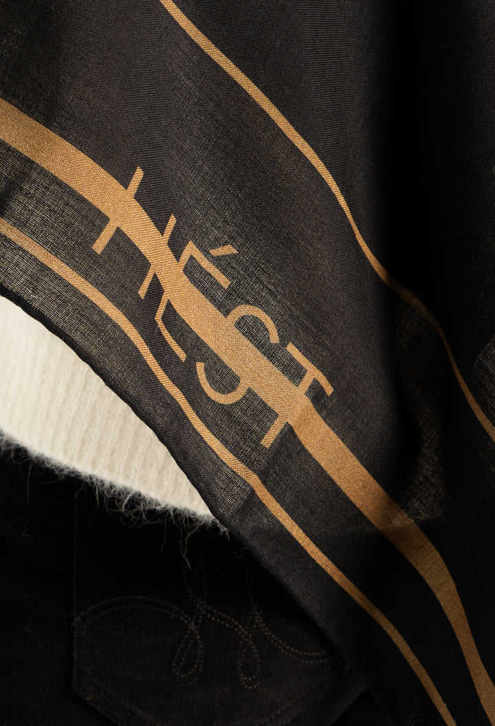 Dorthea Scarf Jet Black