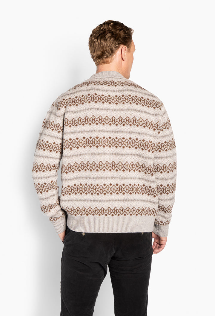 Esben Isle Sweater Grey Melange