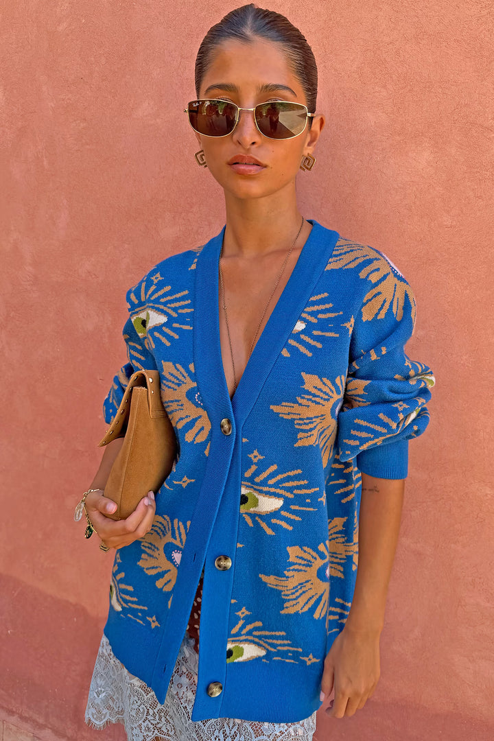 Never Fully Dressed Blue Eye Cardigan