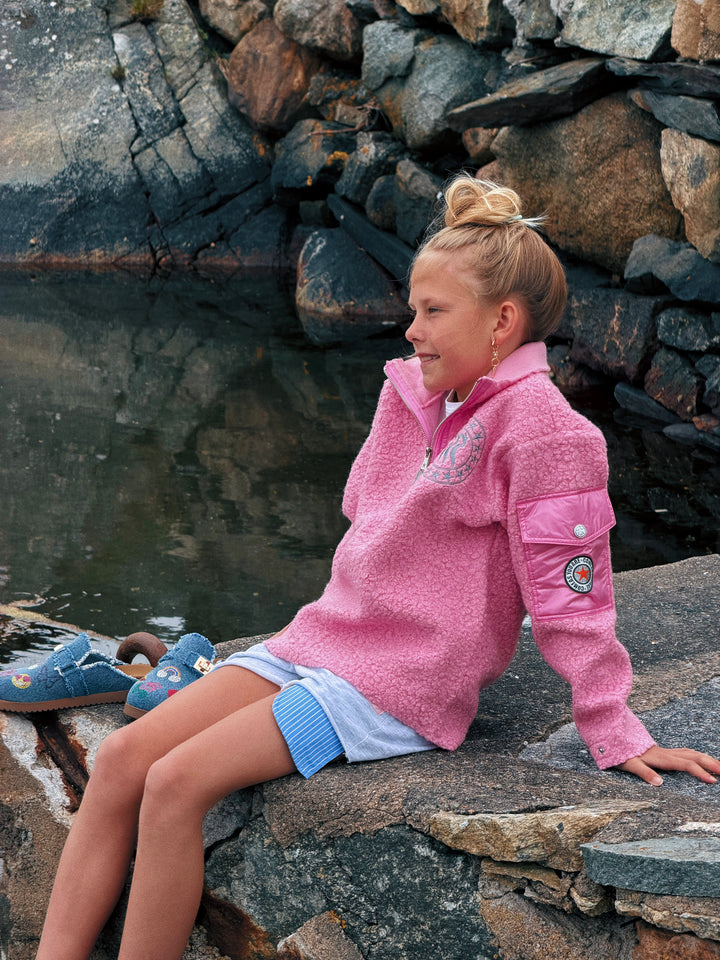 CAYA NINI HALF ZIP Kids Pink
