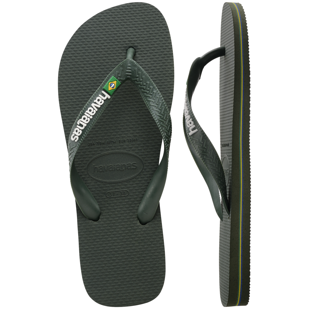 Havaianas Hav. Brasil Logo 5983 Green Olive