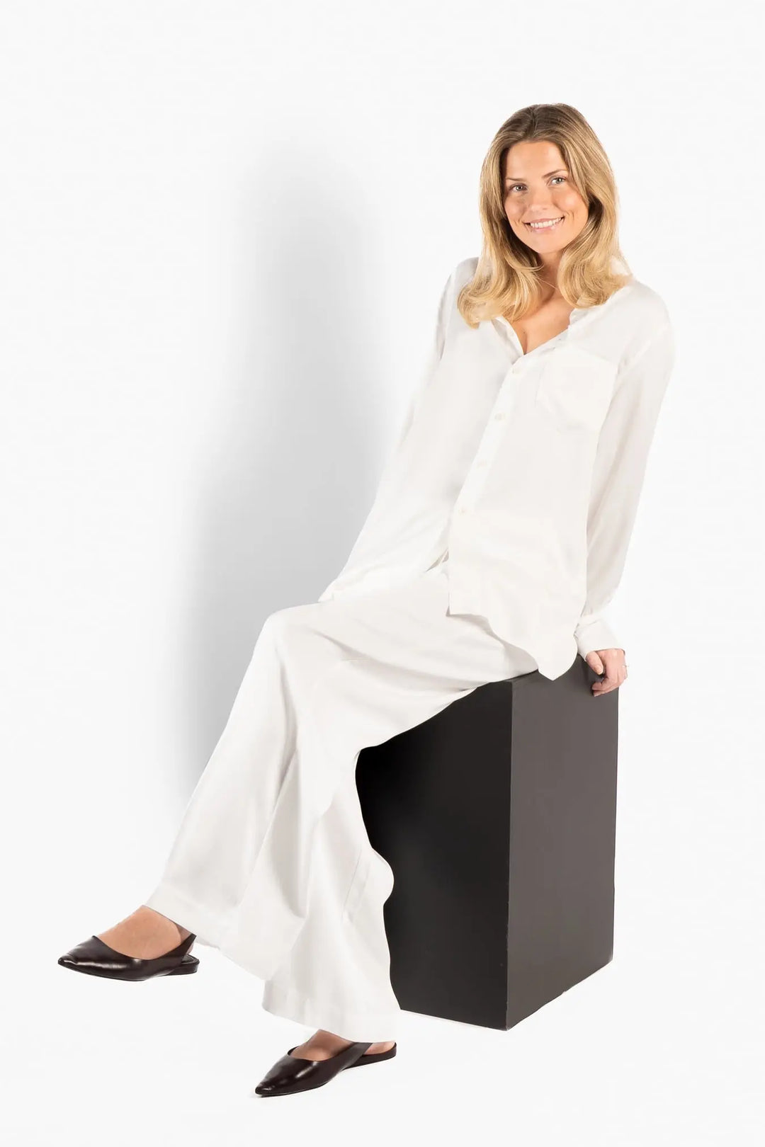 Hést Scarlett Pant White Alyssum