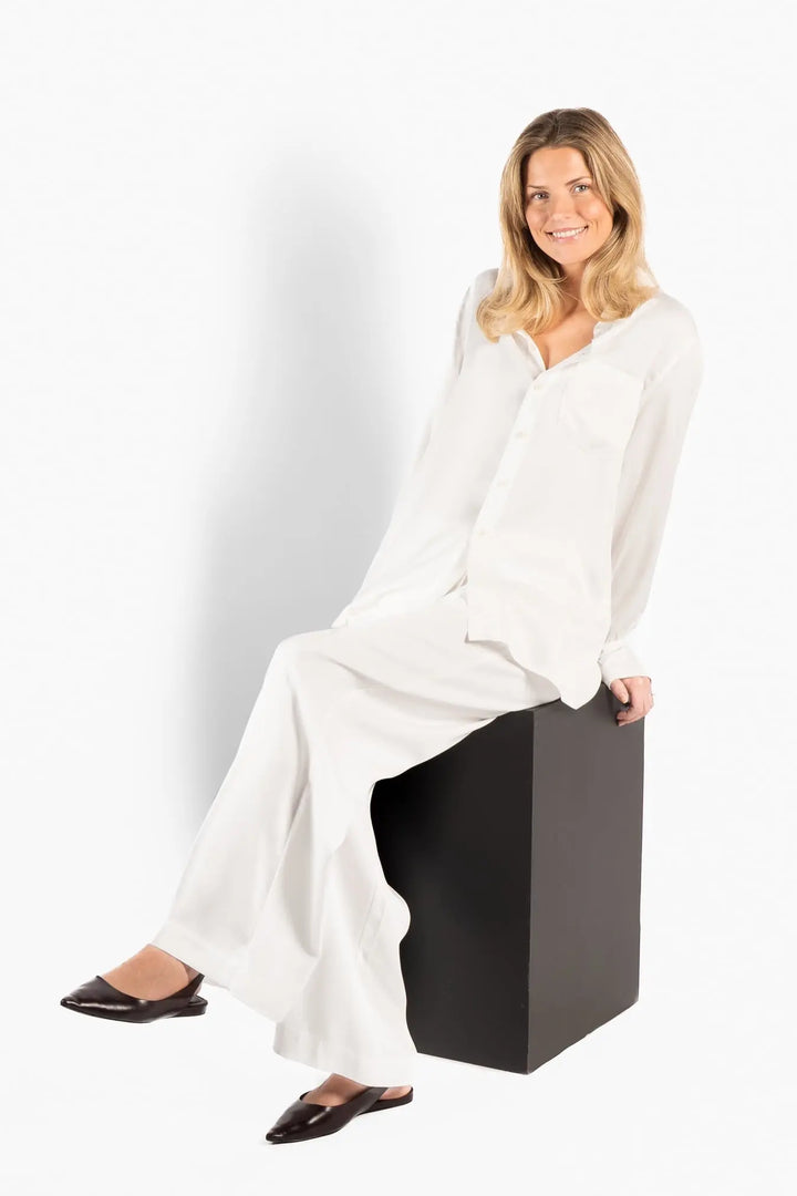 Hést Scarlett Pant White Alyssum