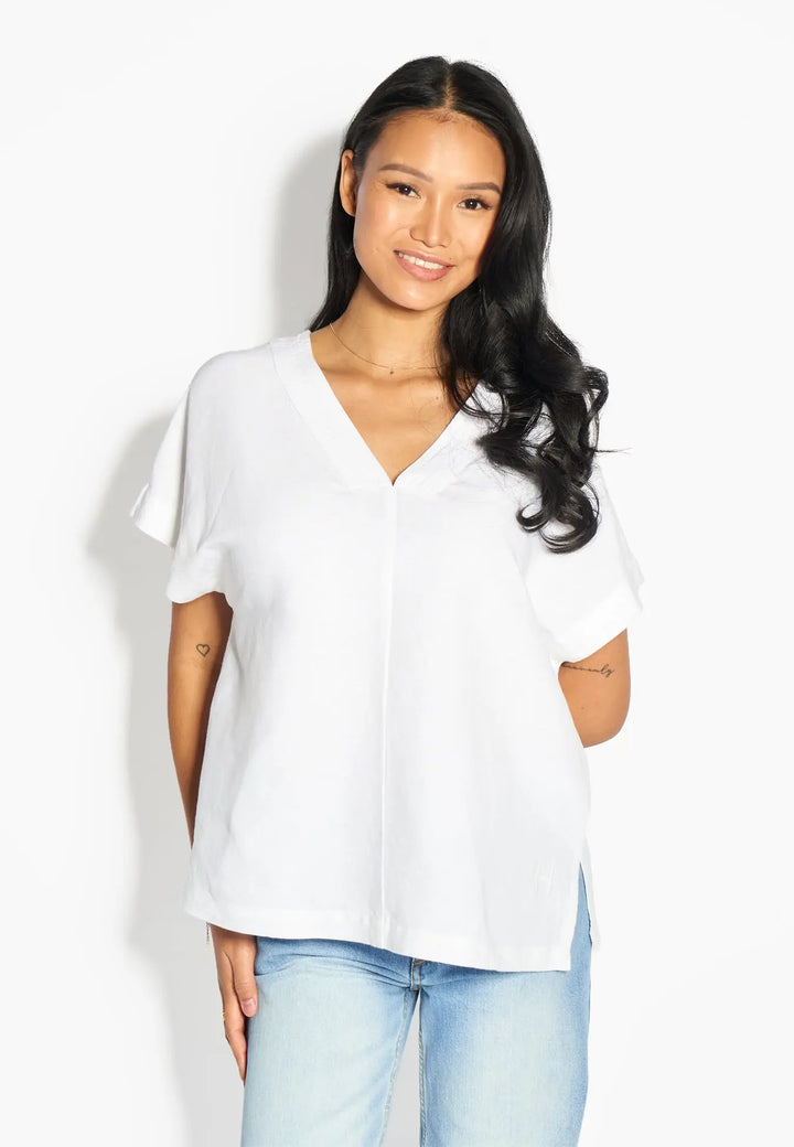 HÉST Simone Top White Alyssum