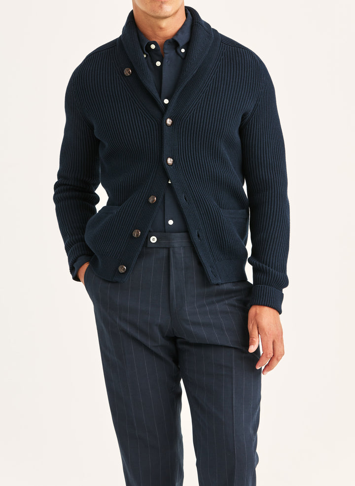 Morris Brayden Shawl Cardigan Navy