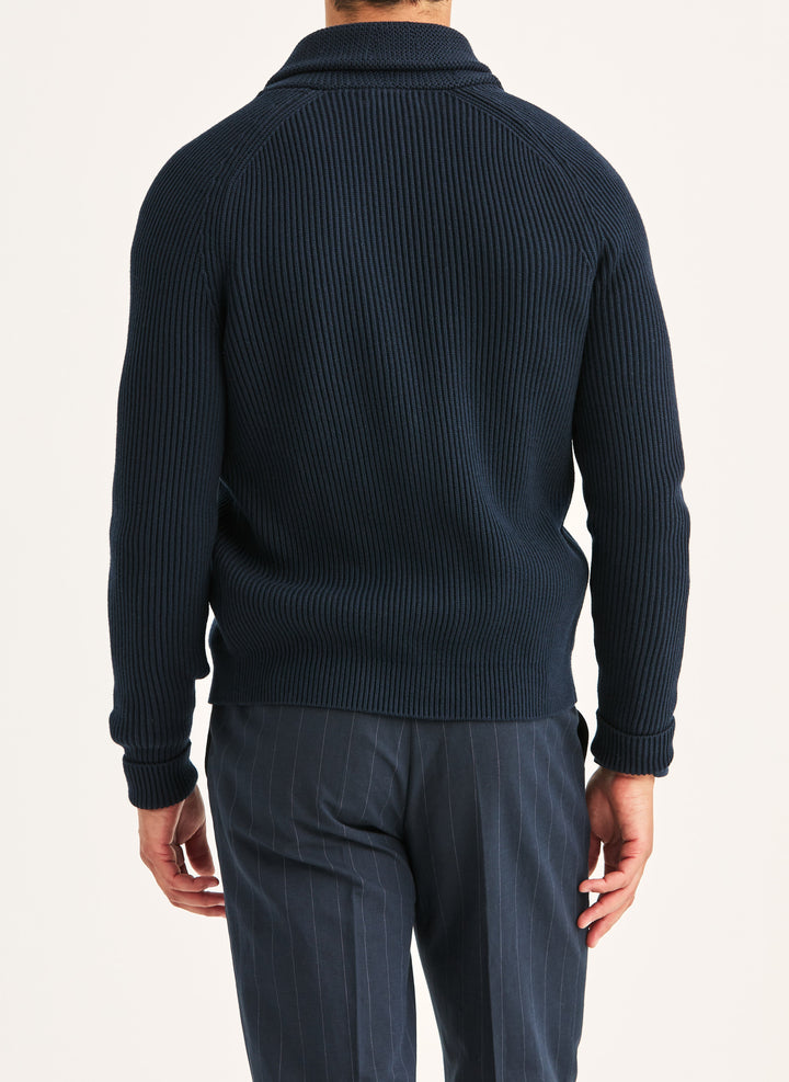 Morris Brayden Shawl Cardigan Navy