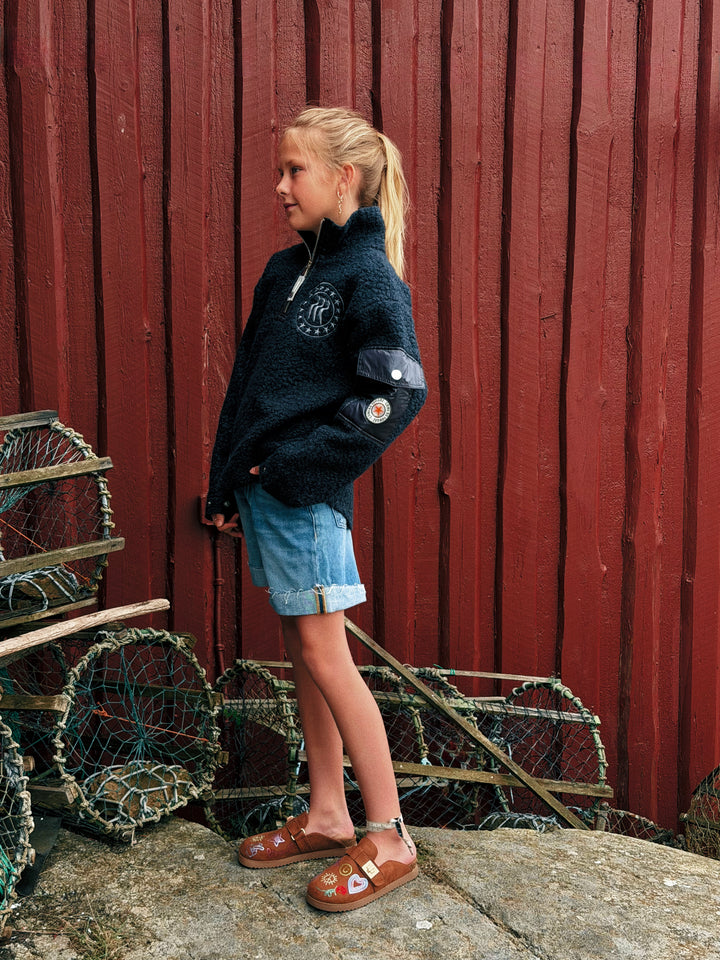 CAYA NINI HALF ZIP Kids Navy