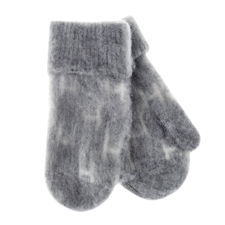 ASTA MITTENS GREY MELANGE