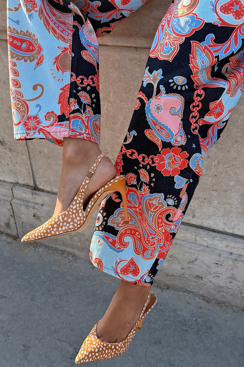 Paisley Barrel Jeans