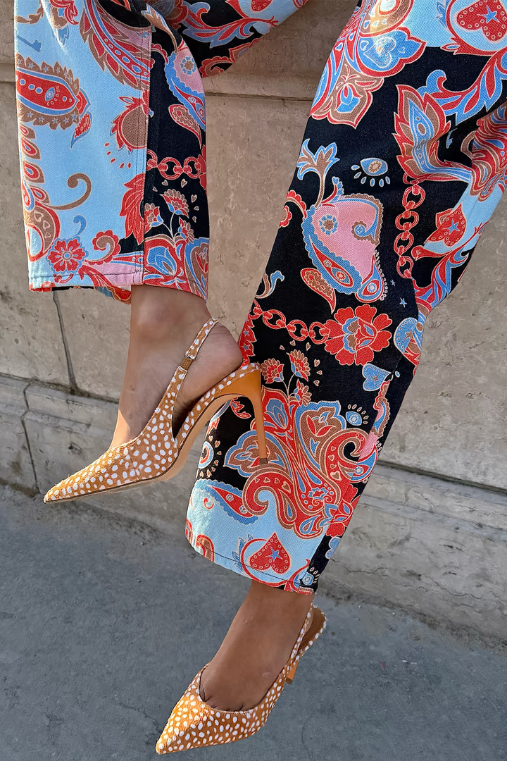 Paisley Barrel Jeans