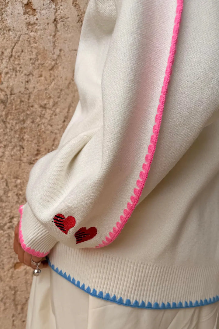 Never Fully Dressed Cream Celestial Martha Cardigan