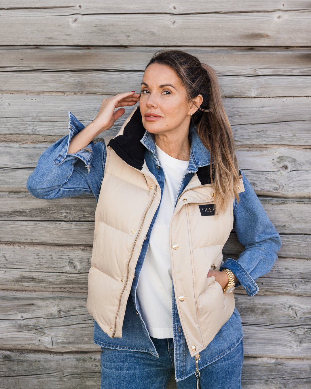 Edda Down Jacket beige