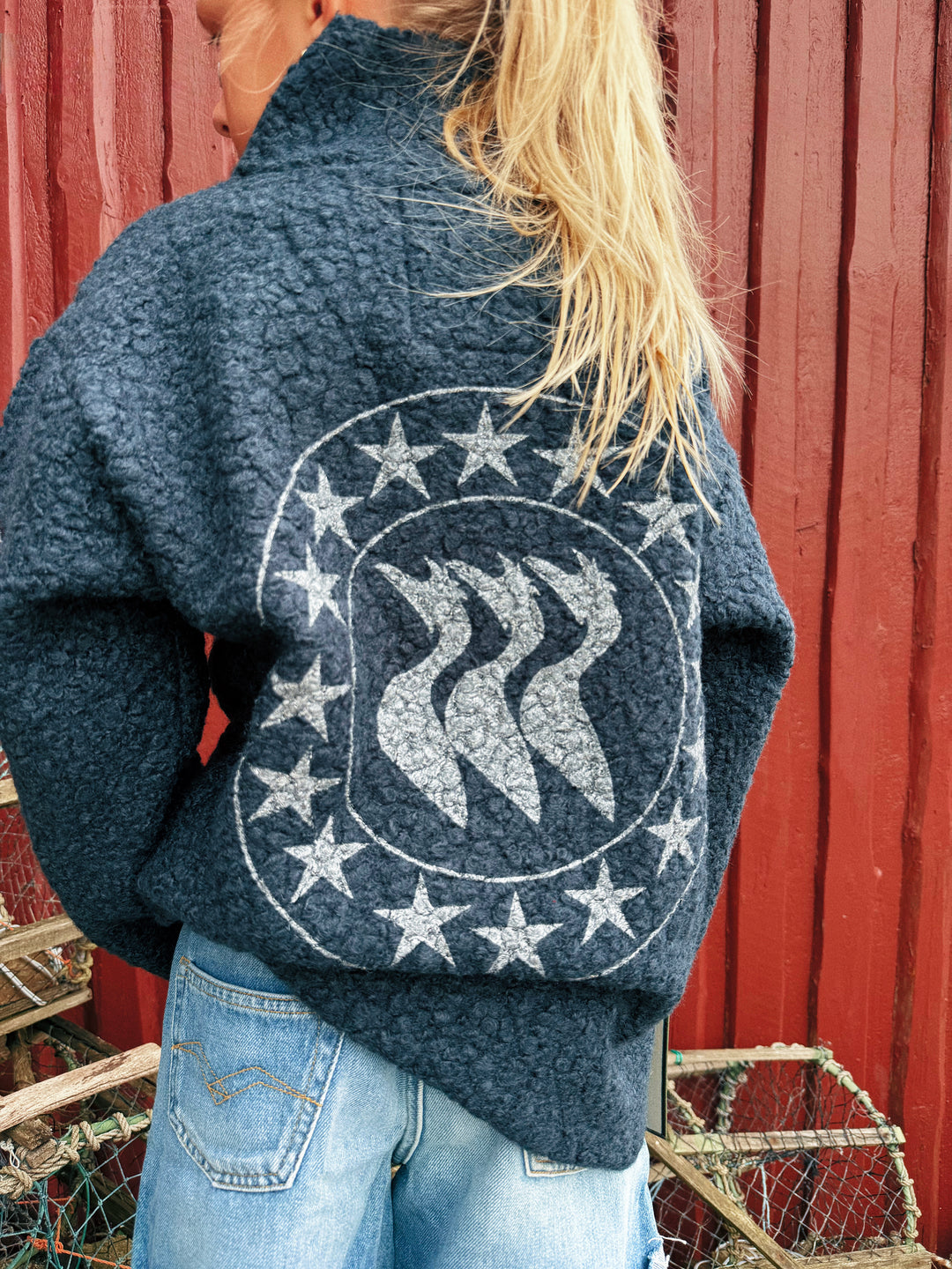 CAYA NINI HALF ZIP Kids Navy