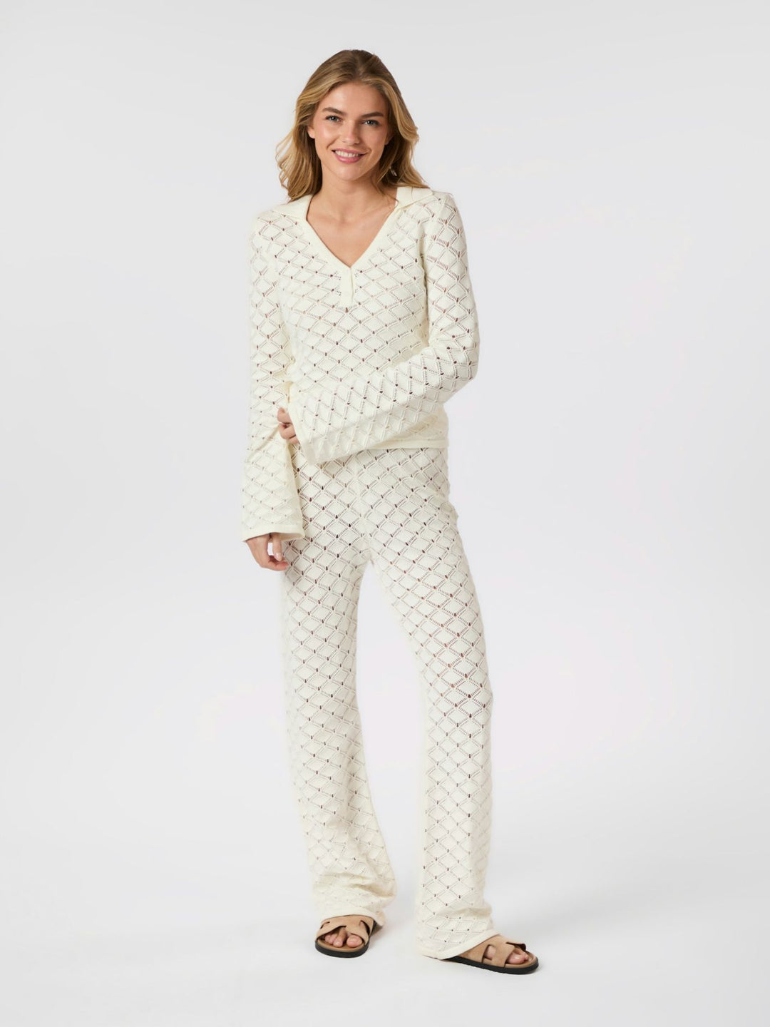 Neo Noir Rizzy Crochet Pants