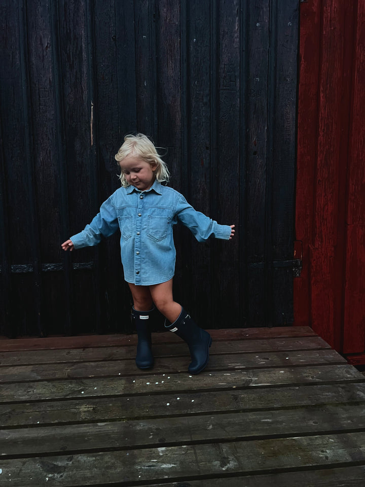 Hunter Big Kids Original Boot Navy