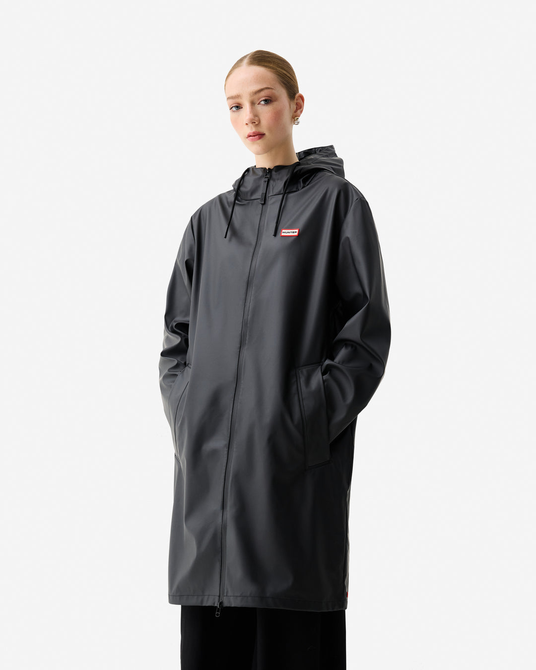 Hunter Andrea Raincoat Black
