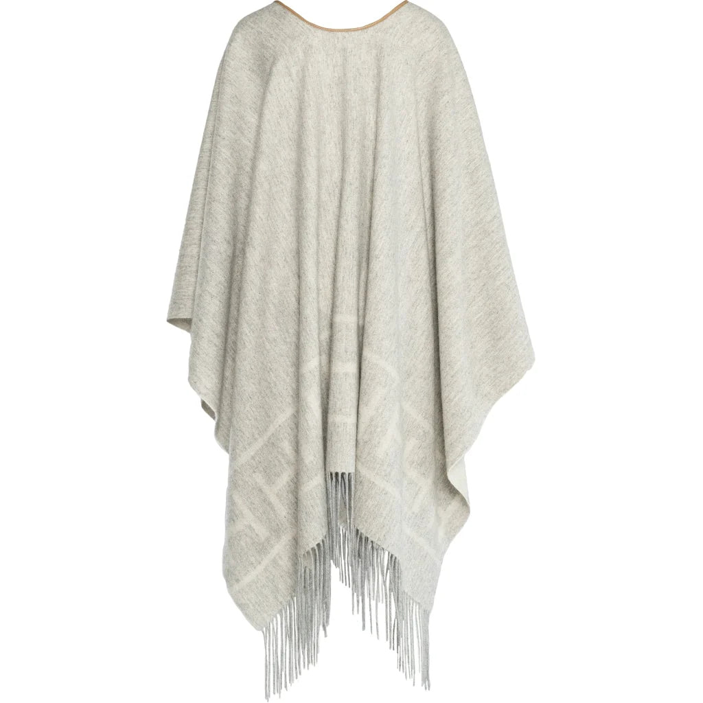 LONDON SHAWL GREY MELANGE