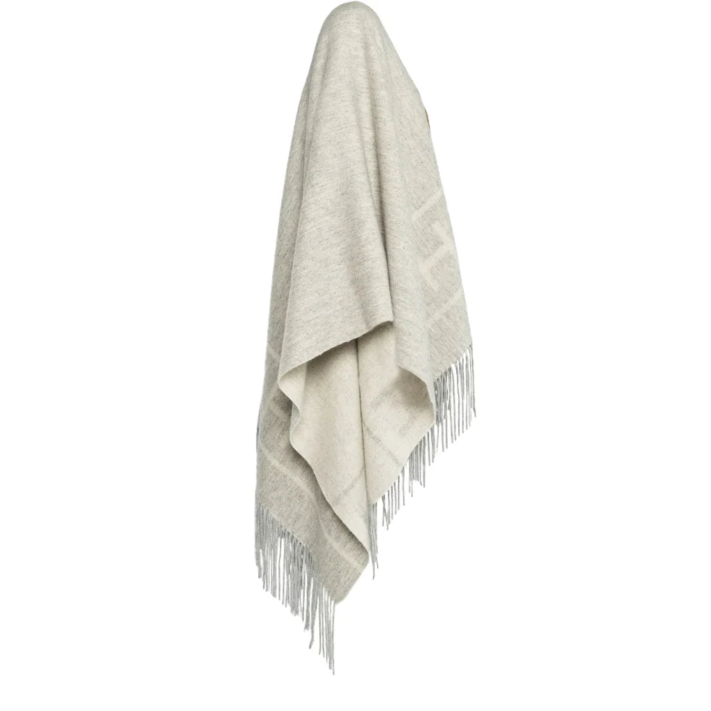 LONDON SHAWL GREY MELANGE