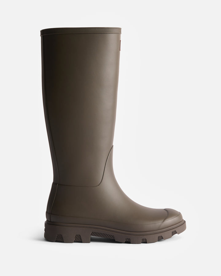Hunter Unisex Downpour Tall Boot Chocolate Brown