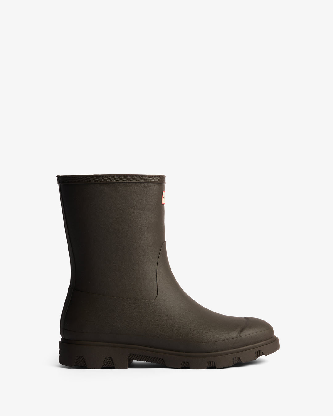 Hunter Unisex Downpour Short Boot Chocolate Brown