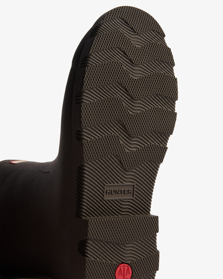 Hunter Unisex Downpour Short Boot Chocolate Brown