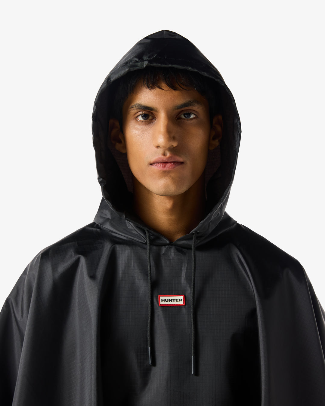 Hunter Packable Poncho Black