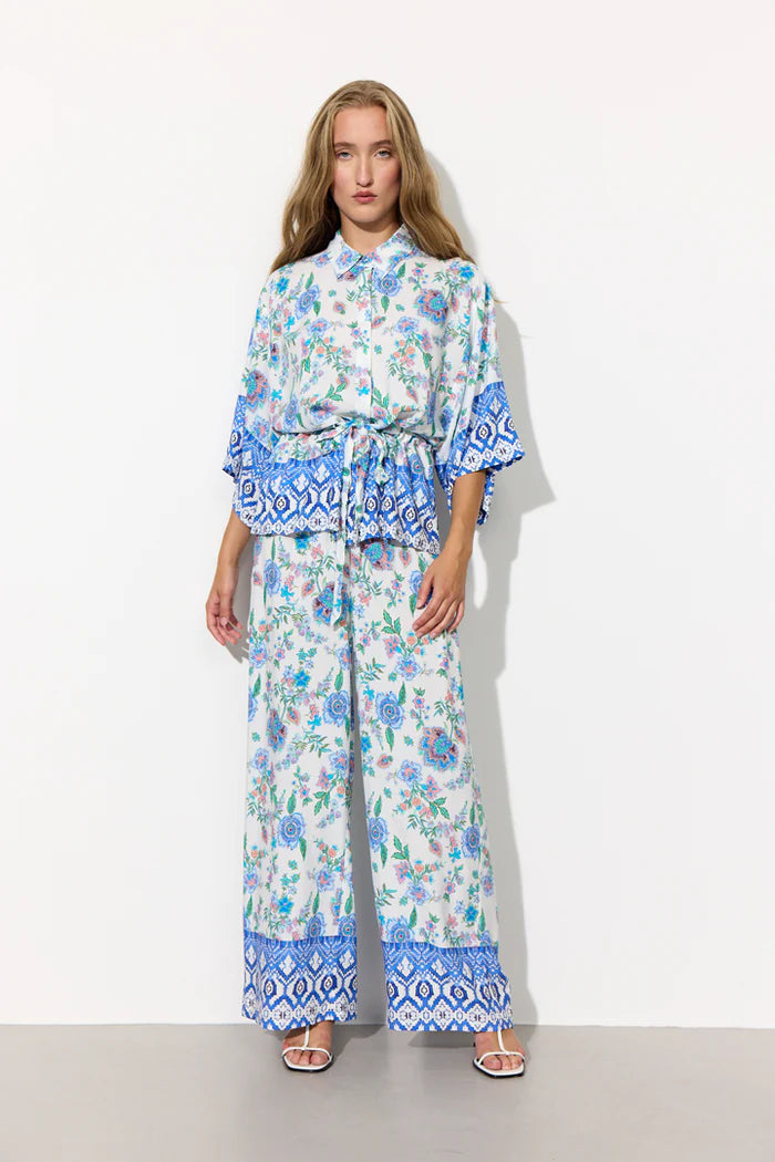 HUNKQN HELENE SHIRT BLUE