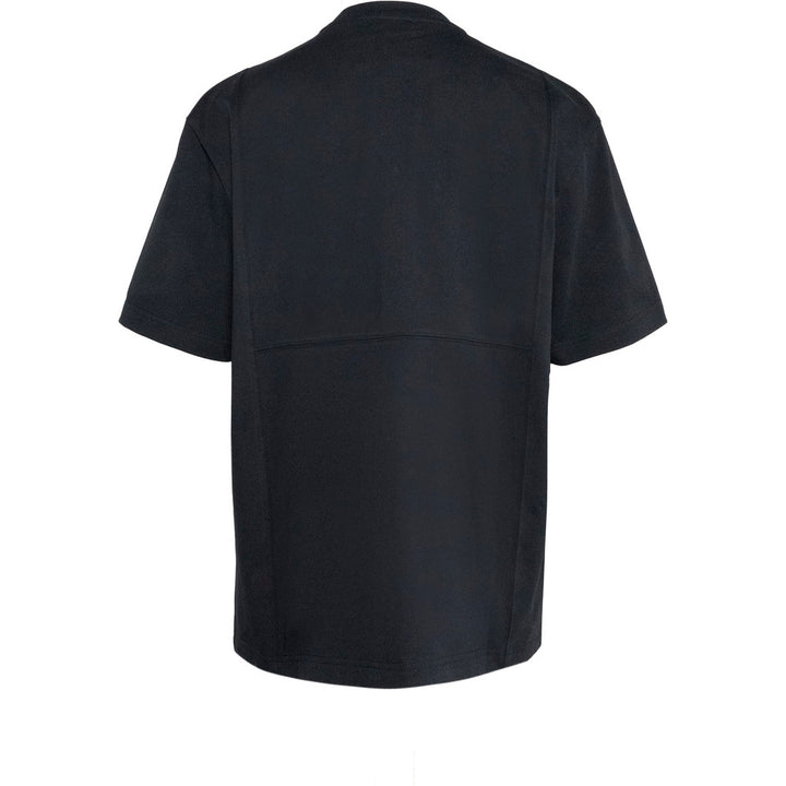 Hést ELMO T-Shirt Chest Small Logo Oversized Jet Black