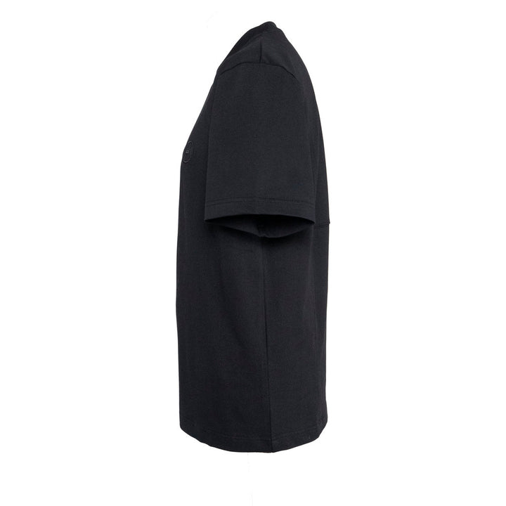 Hést ELMO T-Shirt Chest Small Logo Oversized Jet Black