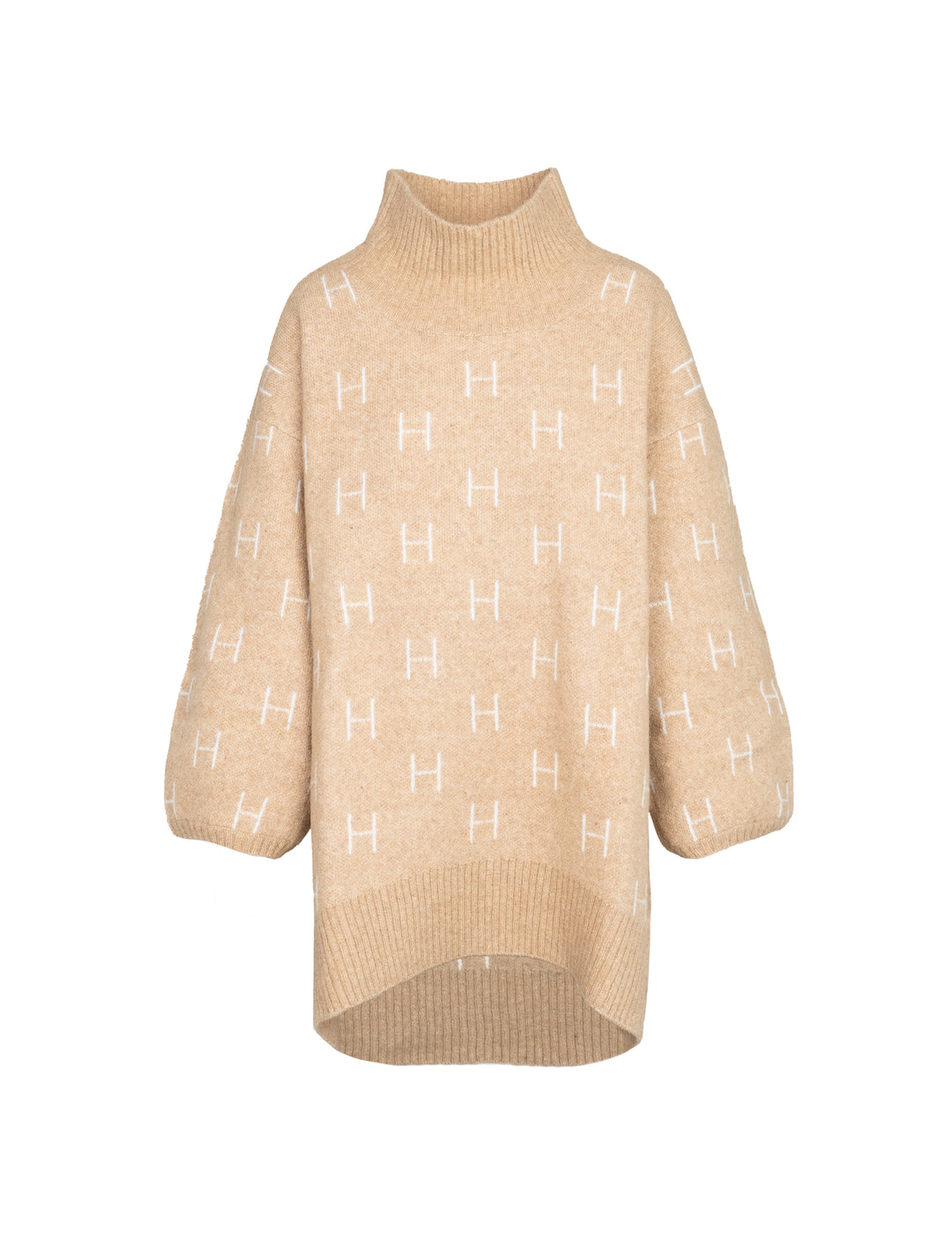 FAM SWEATER LONG - LIGHT BEIGE