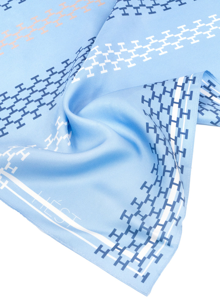 HÉST ISADORA Silk Scarf Small Skyway