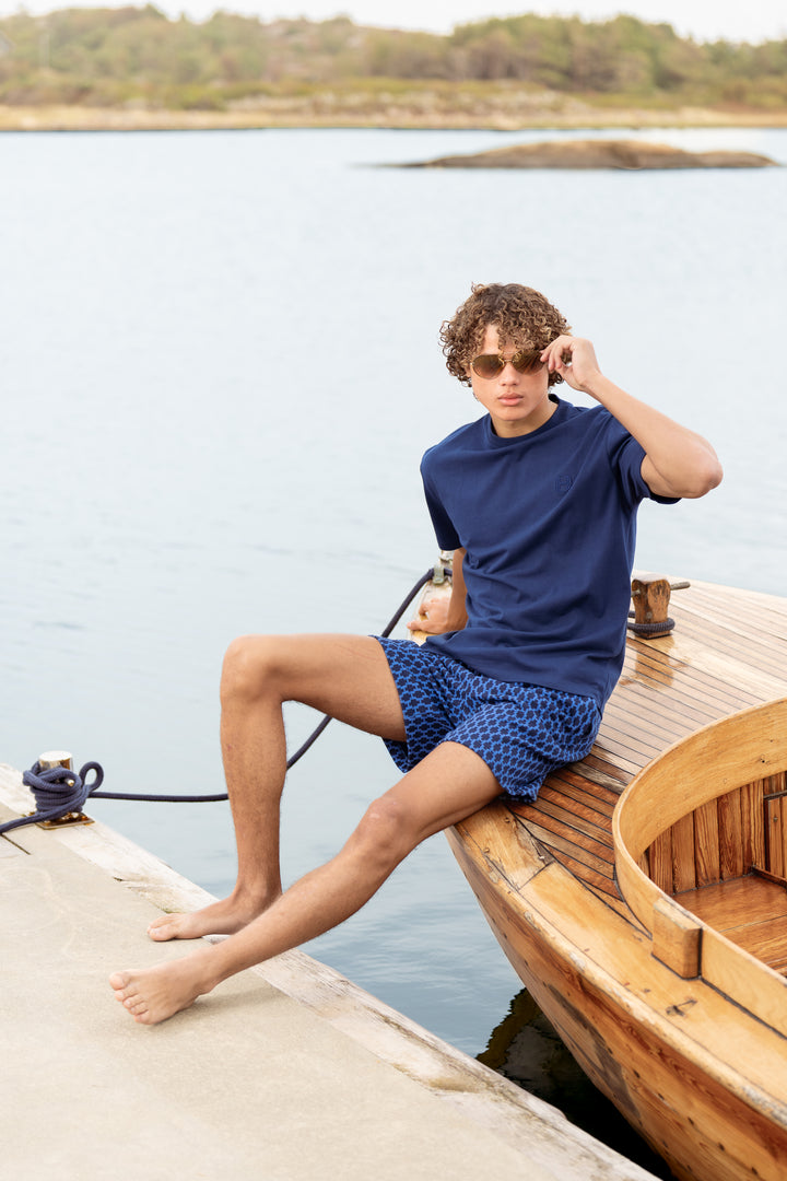 HÉST ABRAMO Shorts Navy Blazer