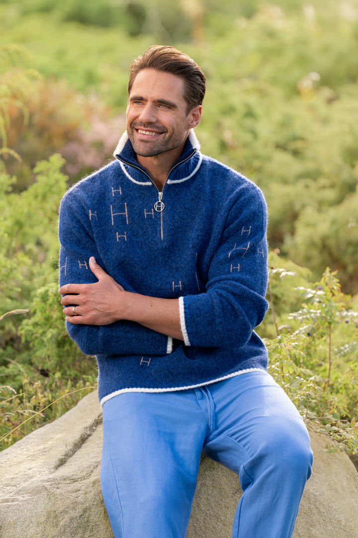 HÉST Iben Half Zip True Navy