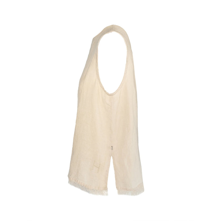 HÉST LILA LINEN TOP SUMMER SAND