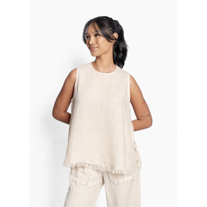 HÉST LILA LINEN TROUSERS SUMMERR SAND