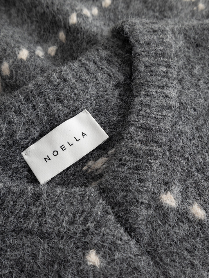 Noella Lai Knit Medium Grey Melange