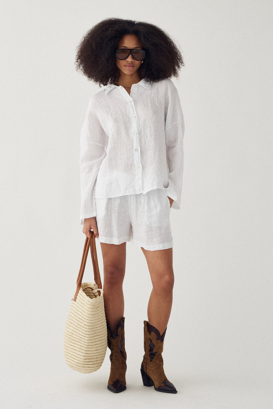Noella Leanora Shirt White