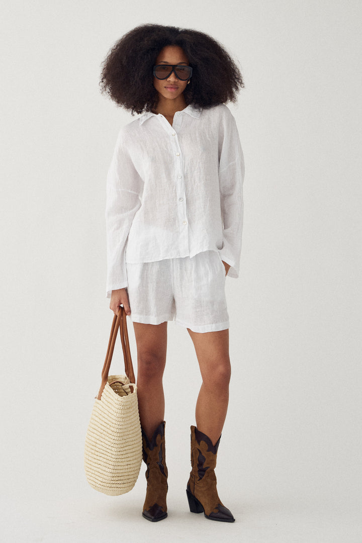 Noella Leanora Shirt White