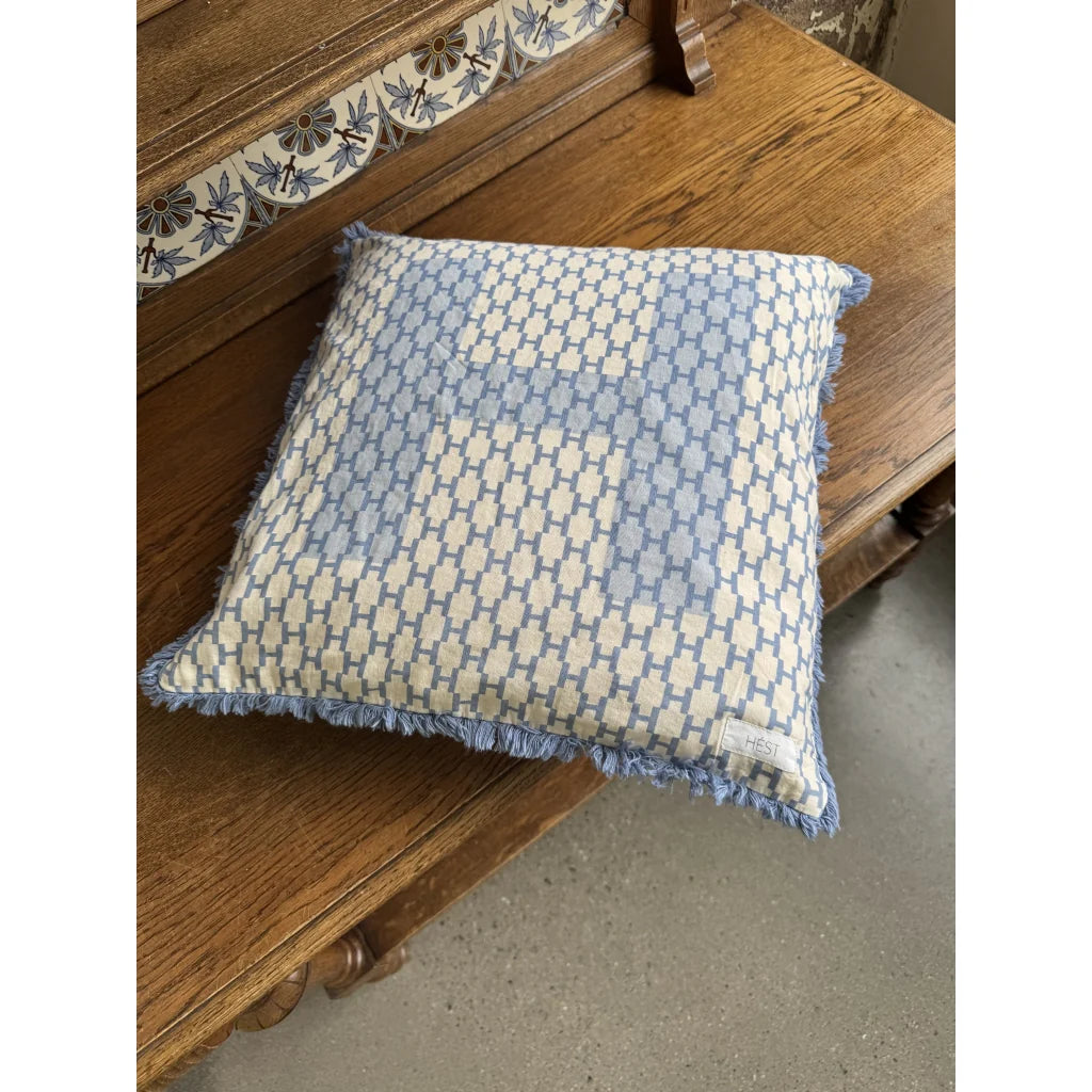 HÉST LINNEN PILLOWCOVER FADED DENIM