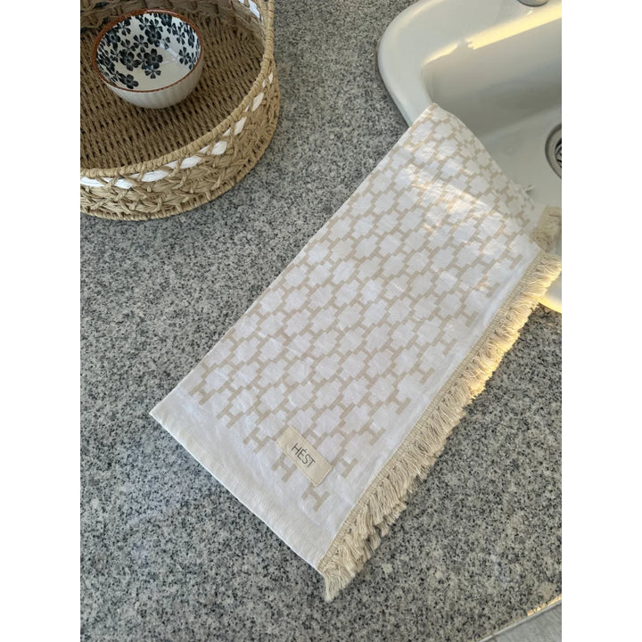 HÉST LINEN TOWEL WHITE
