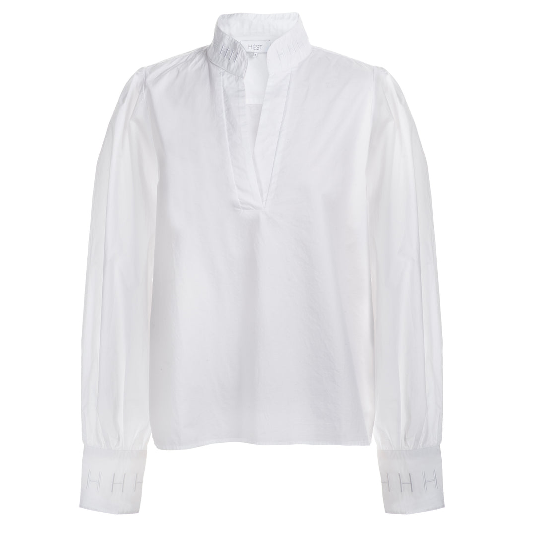 MIE POPLIN BLOUSE WHITE