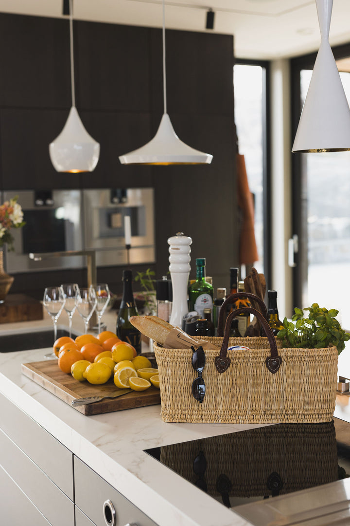 BOW19 STRAW BAG SQUARE LOW