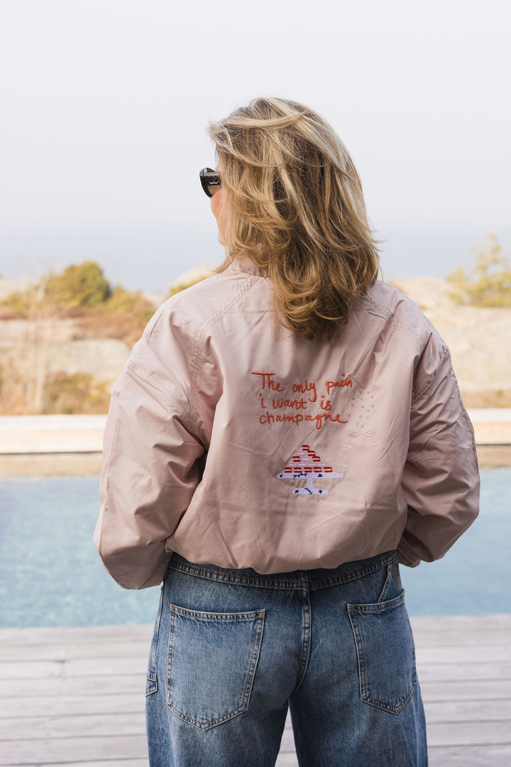WAUW Mi Amore Bomber Jacket Pink
